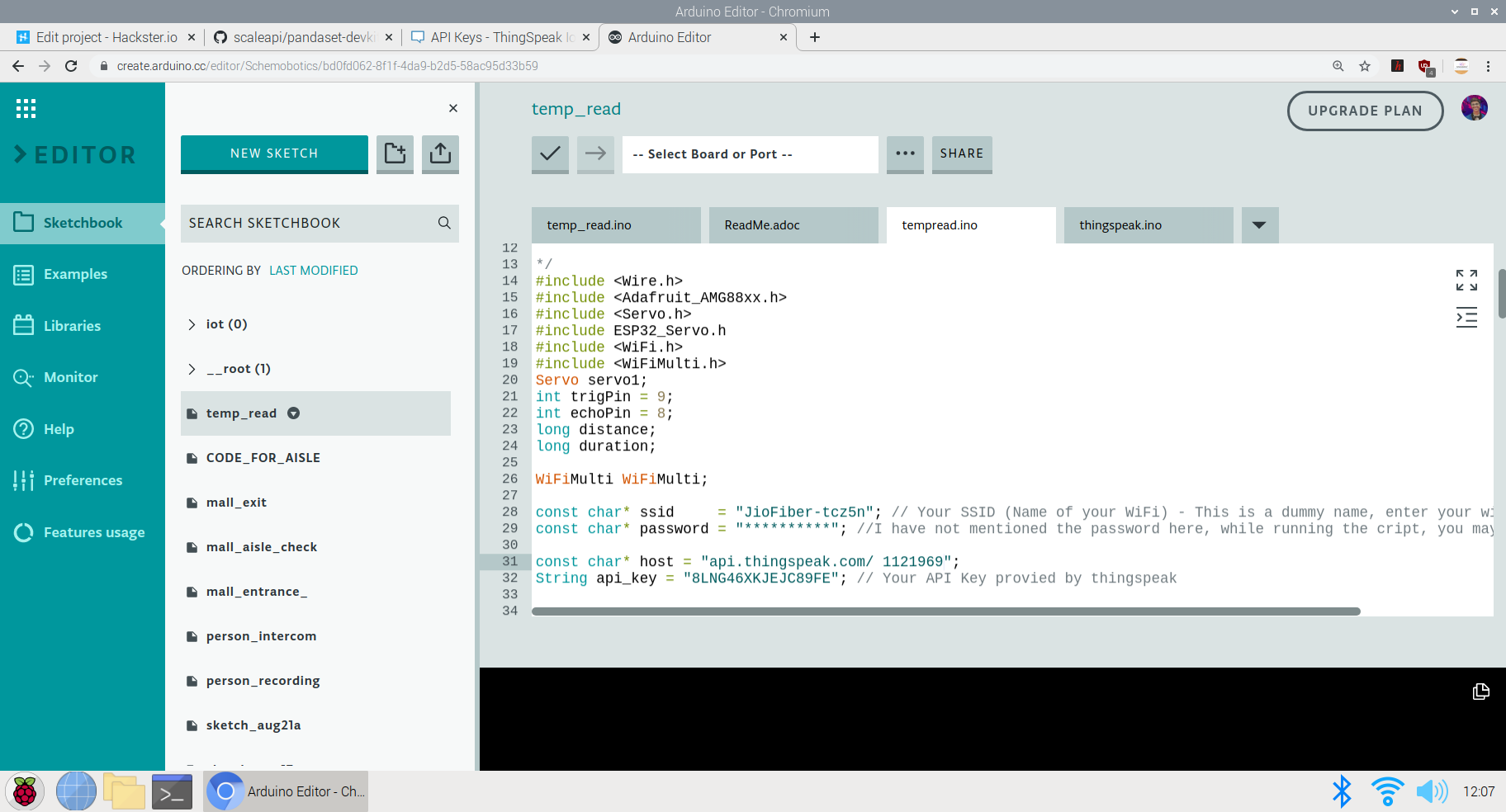Spectrino: TinyML & IoT Touch-Free Solutions with Arduino Nano & ESP8266
