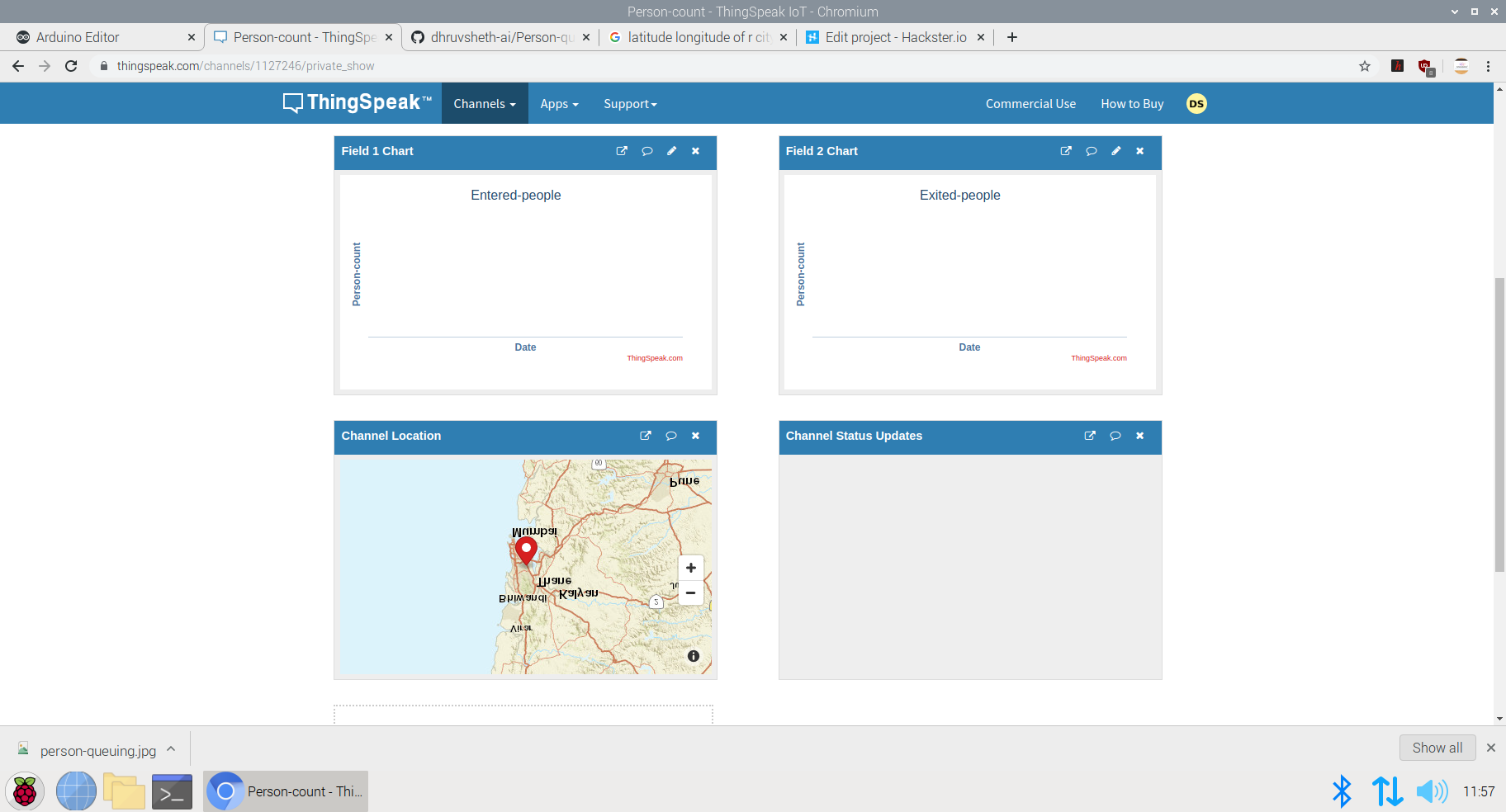 Spectrino: TinyML & IoT Touch-Free Solutions with Arduino Nano & ESP8266