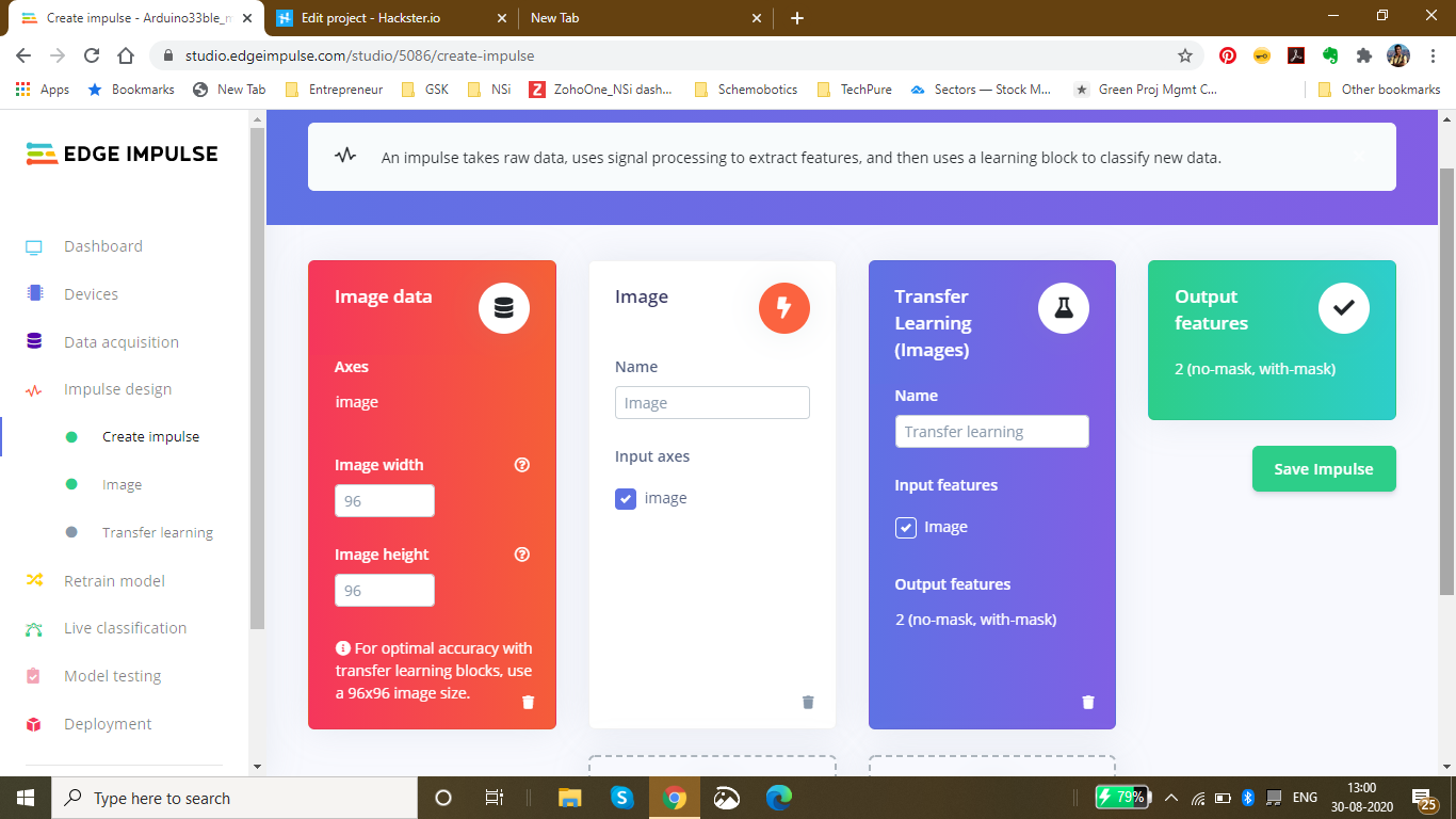 Spectrino: TinyML & IoT Touch-Free Solutions with Arduino Nano & ESP8266