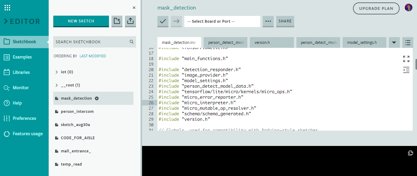 Spectrino: TinyML & IoT Touch-Free Solutions with Arduino Nano & ESP8266