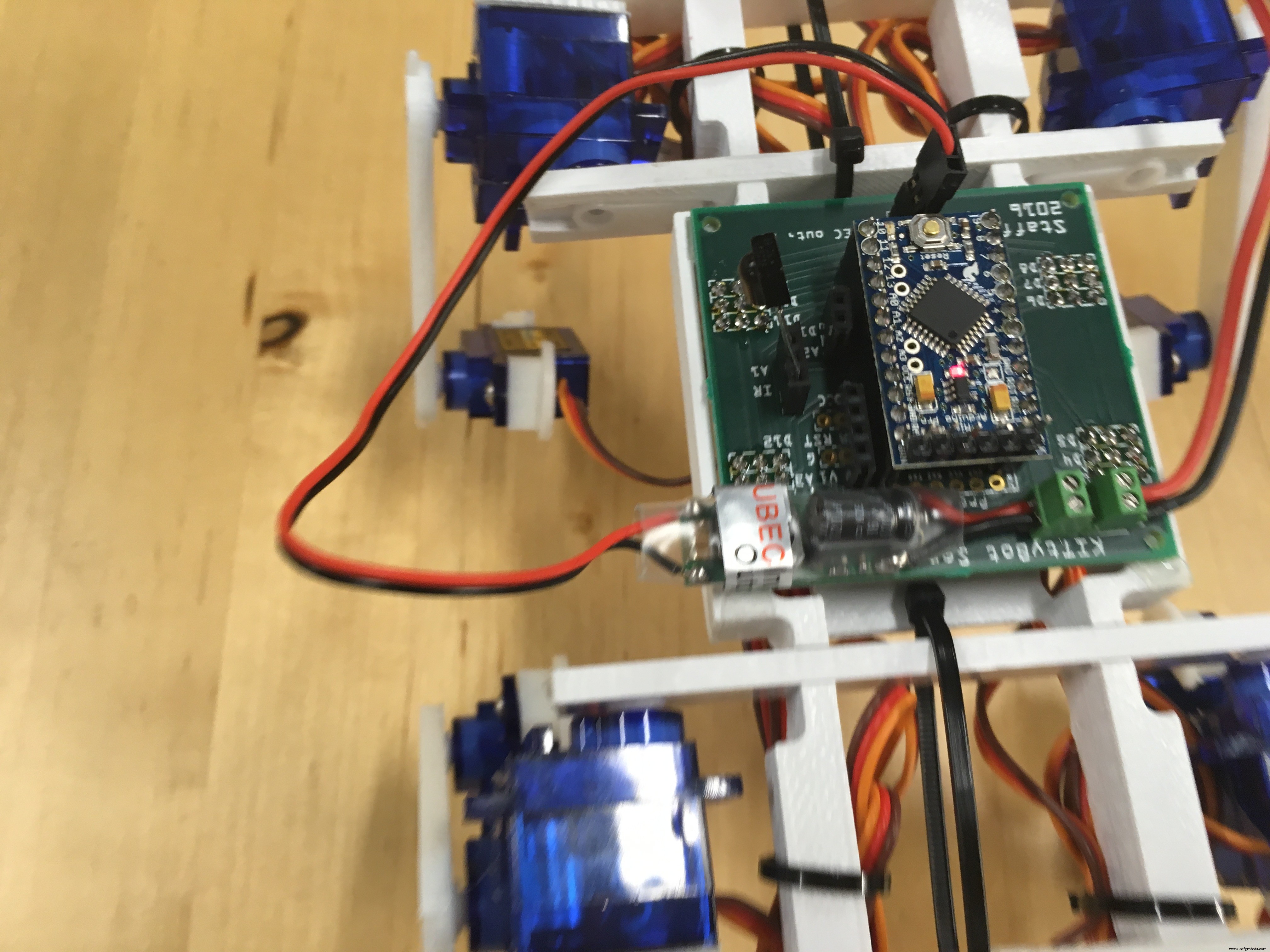 KITtyBot: DIY Smart Robot Kit with Arduino Pro Mini, Servos, IR Control & Power Supply