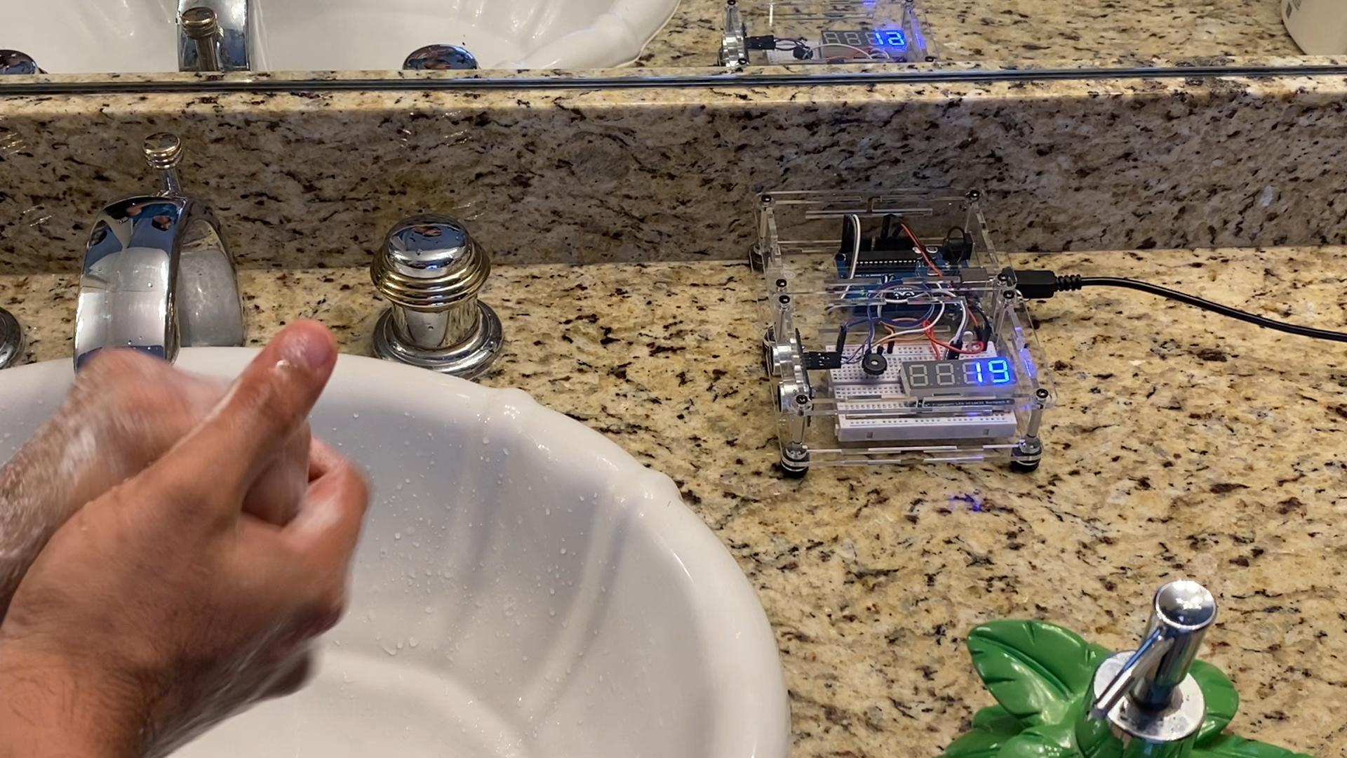 Touchless Hand Wash Timer with Musical Alerts