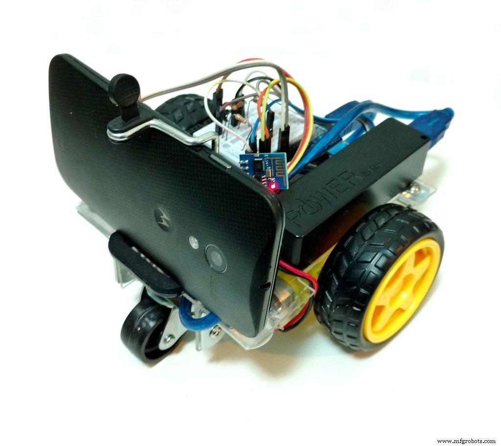 WiDC: Wi‑Fi FPV Robot – Remote Control with Live Video