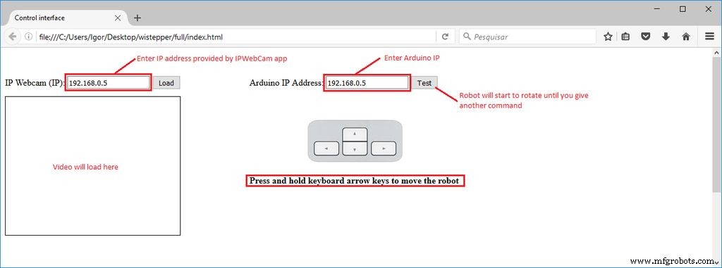 WiDC: Wi‑Fi FPV Robot – Remote Control with Live Video