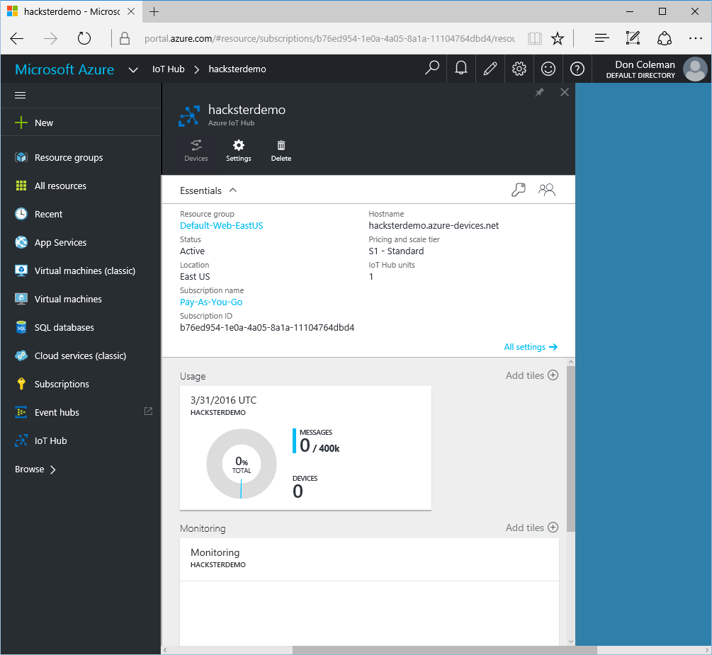 MKR1000 with DHT22: Real‑Time Temperature & Humidity Monitoring to Azure