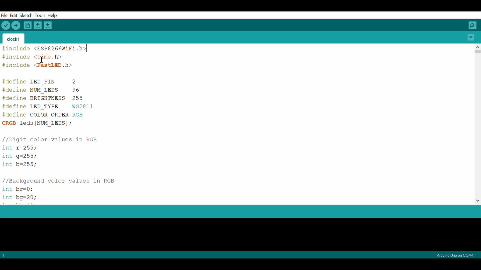 RGB HexMatrix IoT Clock – Dynamic LED Hexagon Display