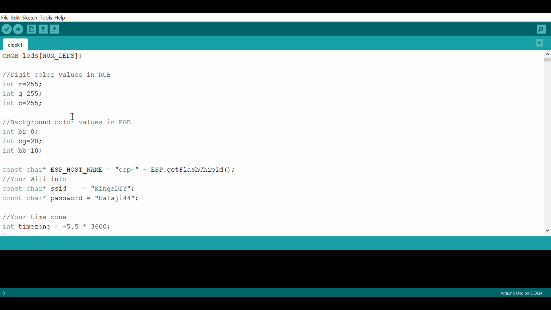 RGB HexMatrix IoT Clock – Dynamic LED Hexagon Display