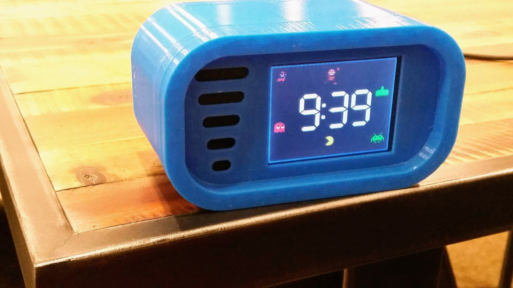 Retro Arcade Clock: Arduino-Powered Interactive Bedside Timer with Arcade Animations