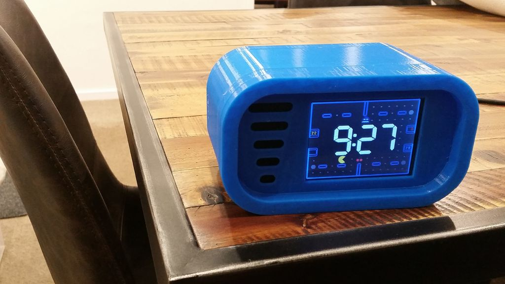 Retro Arcade Clock: Arduino-Powered Interactive Bedside Timer with Arcade Animations