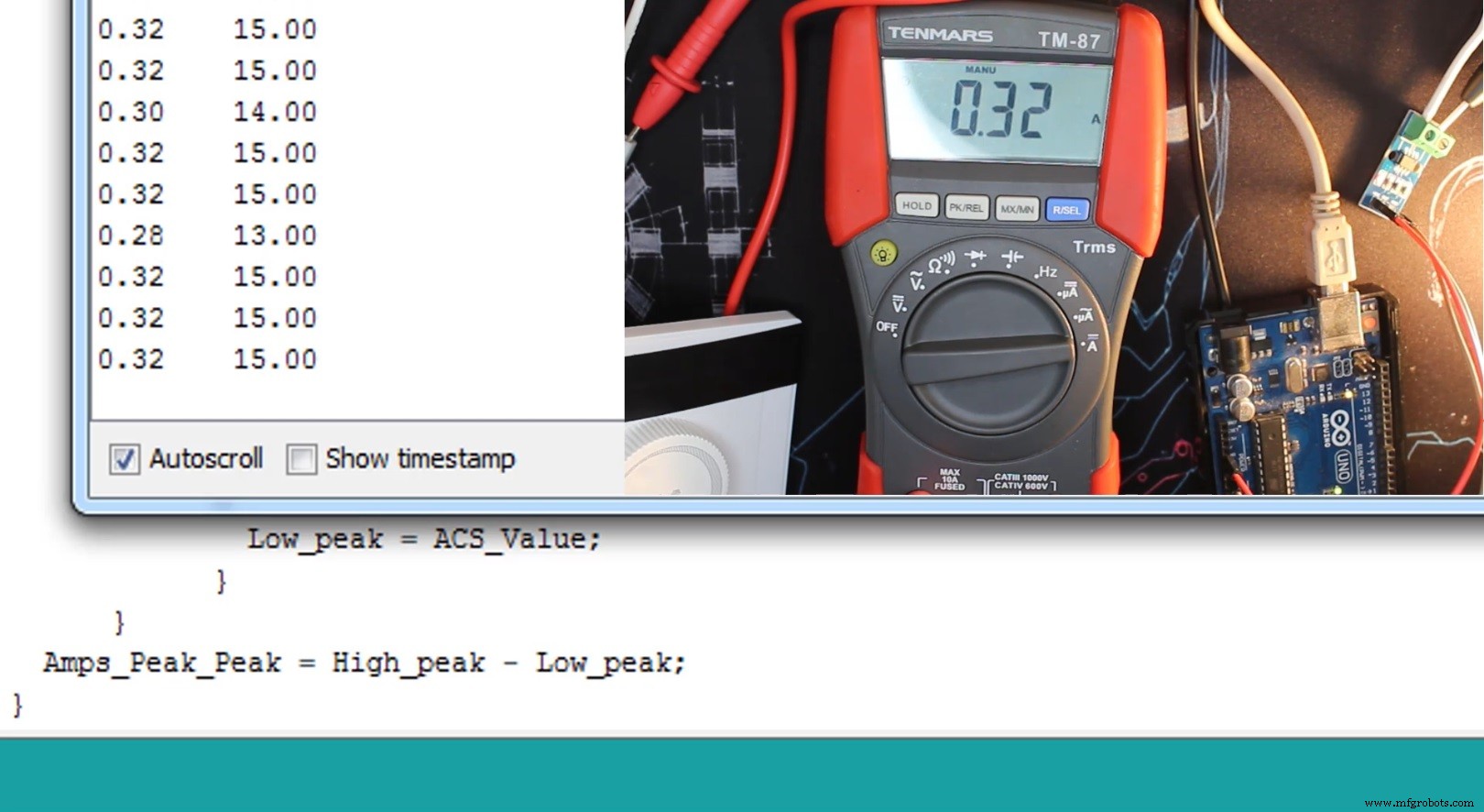 Accurate AC Current Measurement with the ACS712 Sensor on Arduino