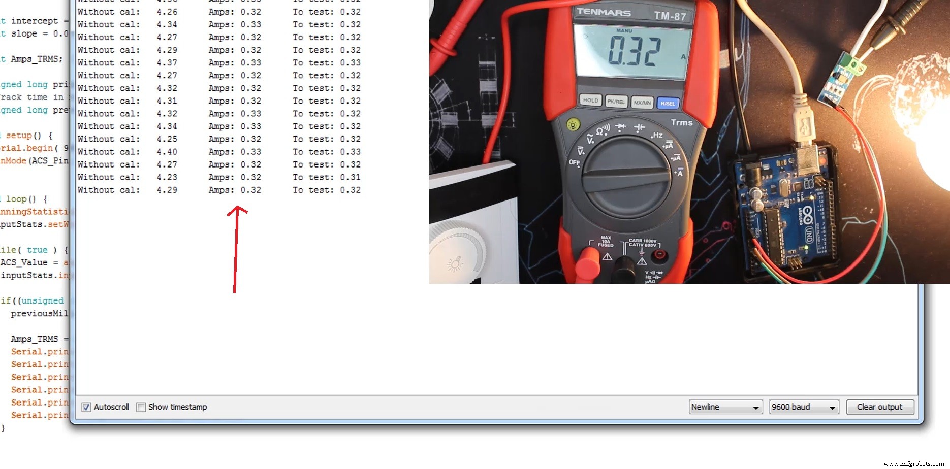 Accurate AC Current Measurement with the ACS712 Sensor on Arduino