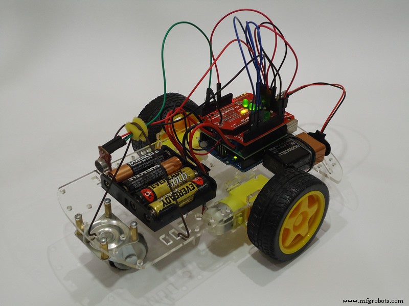 Build a 2‑Wheel Voice‑Controlled Robot with Arduino & BitVoicer Server