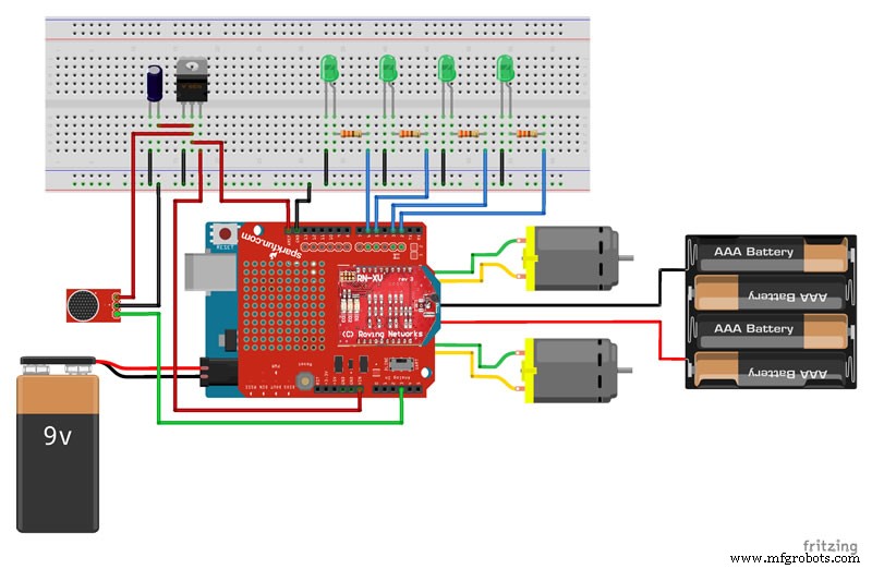Build a 2‑Wheel Voice‑Controlled Robot with Arduino & BitVoicer Server