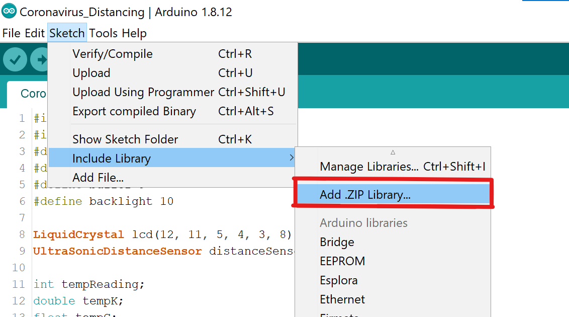 Arduino-Based Social Distancing Reminder System for COVID-19