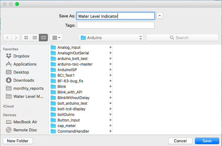 Real-Time Water Level Monitoring & Alert System with Bolt IoT
