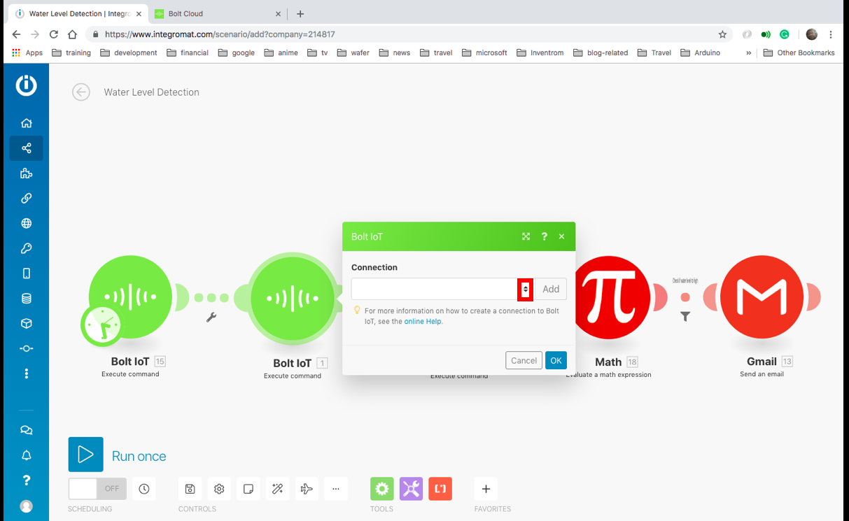 Real-Time Water Level Monitoring & Alert System with Bolt IoT