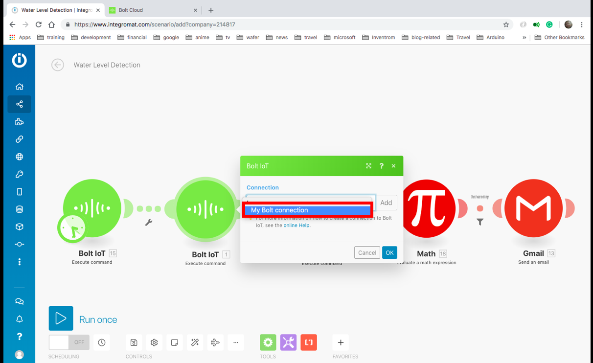 Real-Time Water Level Monitoring & Alert System with Bolt IoT