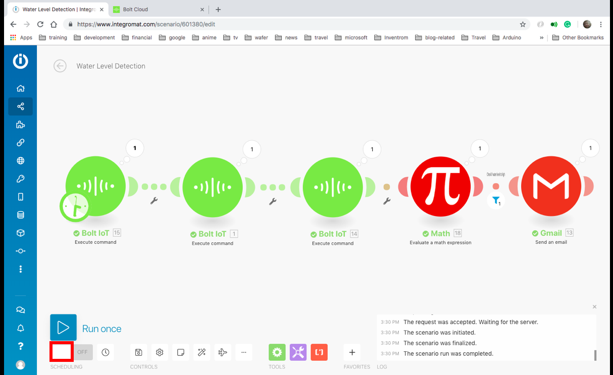 Real-Time Water Level Monitoring & Alert System with Bolt IoT