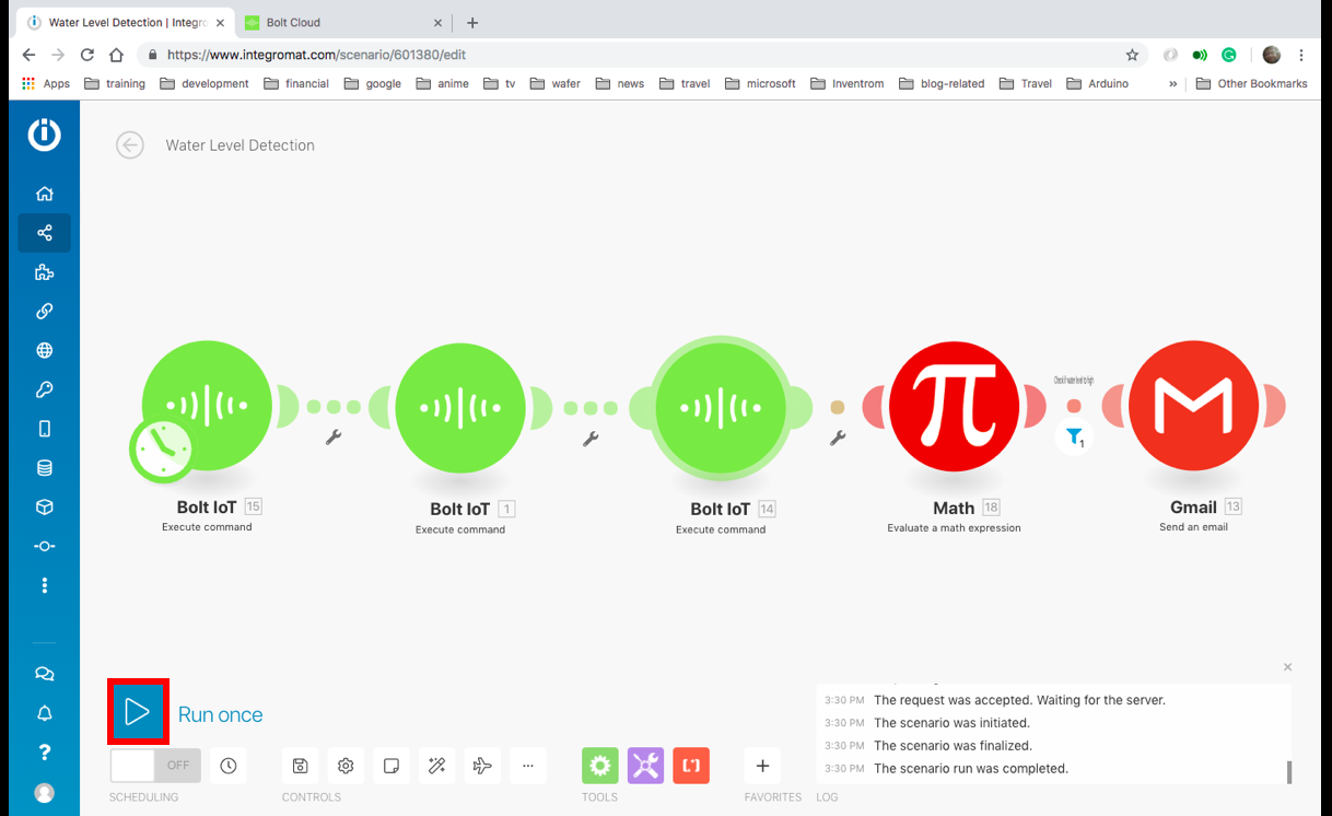 Real-Time Water Level Monitoring & Alert System with Bolt IoT