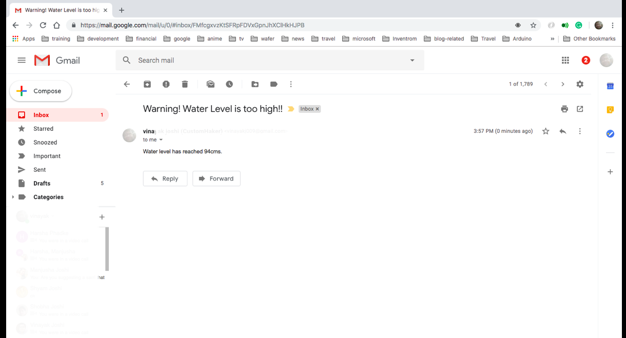 Real-Time Water Level Monitoring & Alert System with Bolt IoT
