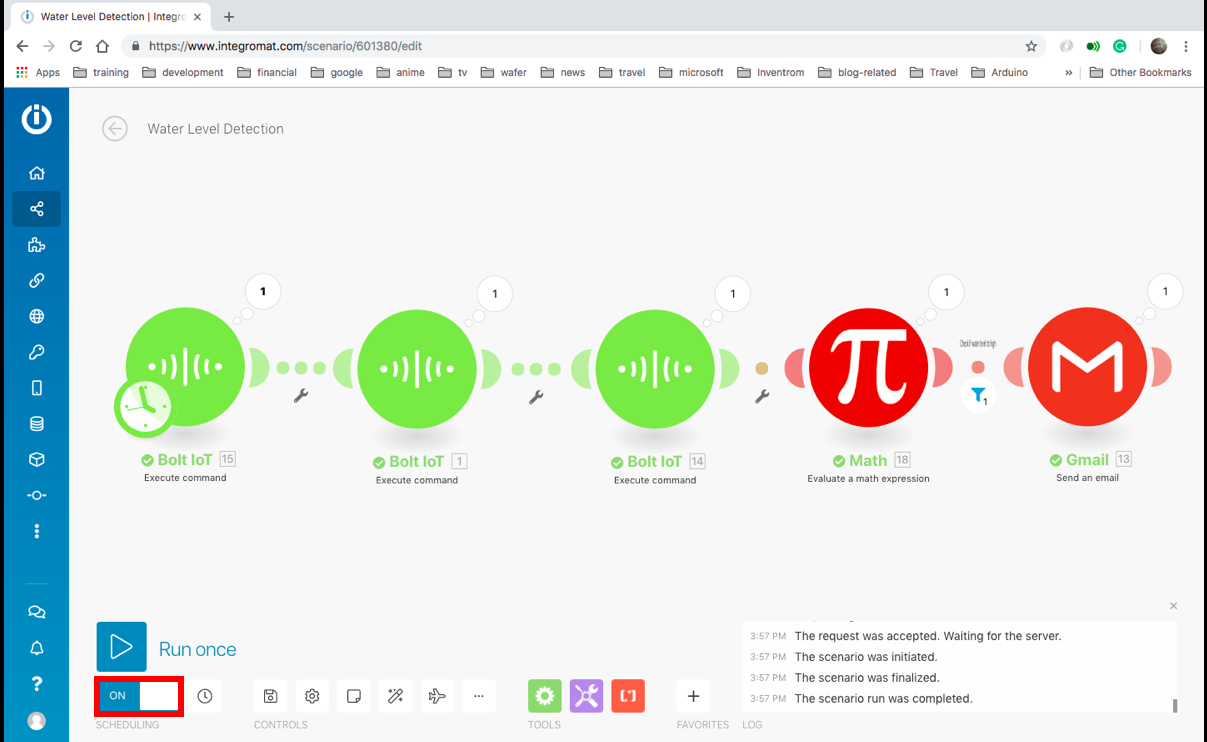 Real-Time Water Level Monitoring & Alert System with Bolt IoT