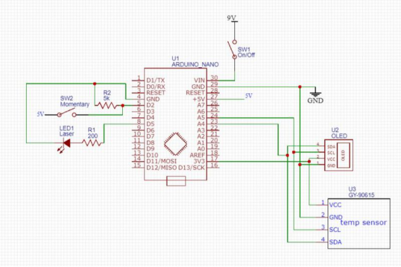 Build a Non-Contact Infrared Thermometer with Arduino Nano and GY-906