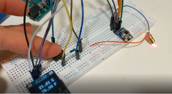 Build a Non-Contact Infrared Thermometer with Arduino Nano and GY-906