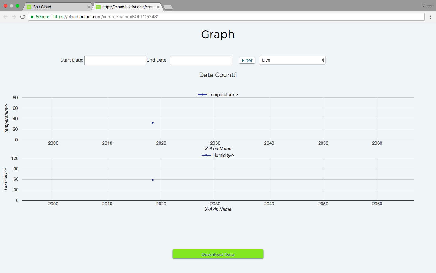 Bolt IoT: Advanced Humidity & Temperature Monitoring with DHT11 and Arduino