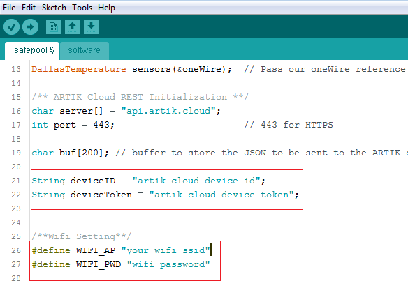 Real‑Time Swimming Pool Monitoring with Arduino MKR1000 & Samsung ARTIK Cloud