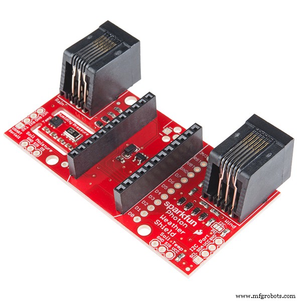 MKR1000 Multi‑Mode Environmental Sensor Deck – Lightning, Gas, UV, Temp, Humidity & Pressure