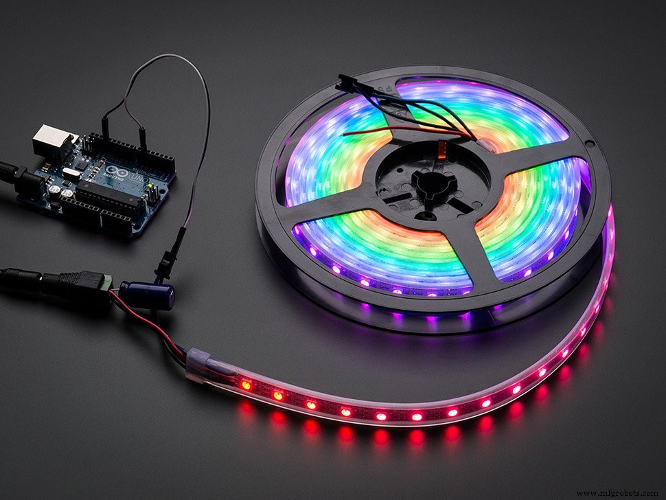 Create an Animated Smart LED Strip Controlled by Alexa Using Arduino