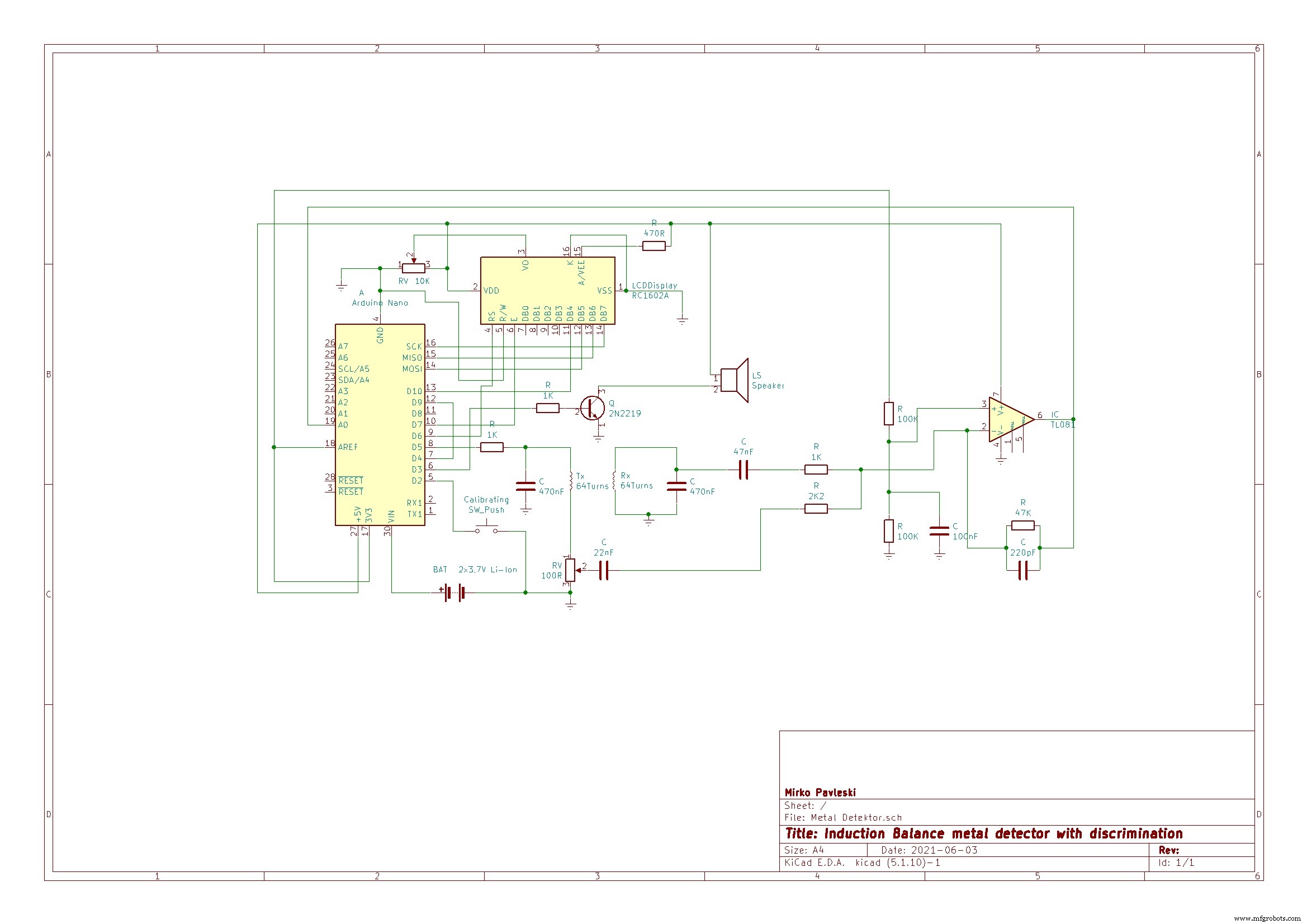 Build a Sensitive Arduino Metal Detector with Ferrous/Nonferrous Discrimination
