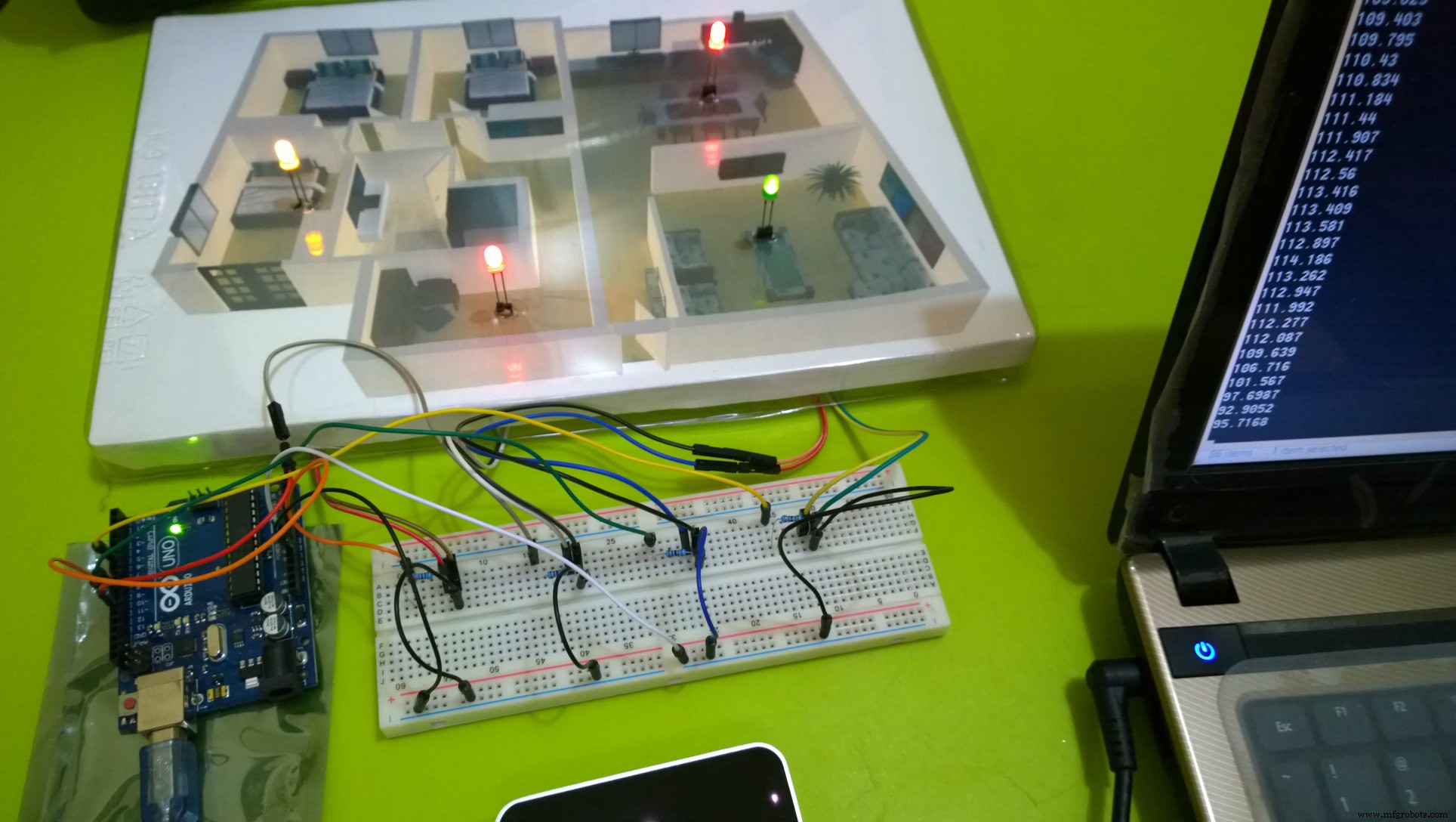 HomeBright: Smart Home Lighting Control with Leap Motion & Arduino UNO