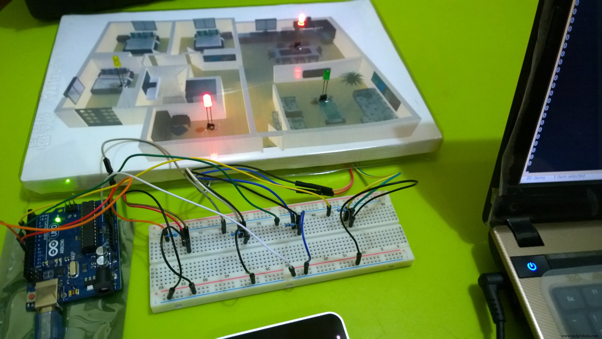 HomeBright: Smart Home Lighting Control with Leap Motion & Arduino UNO