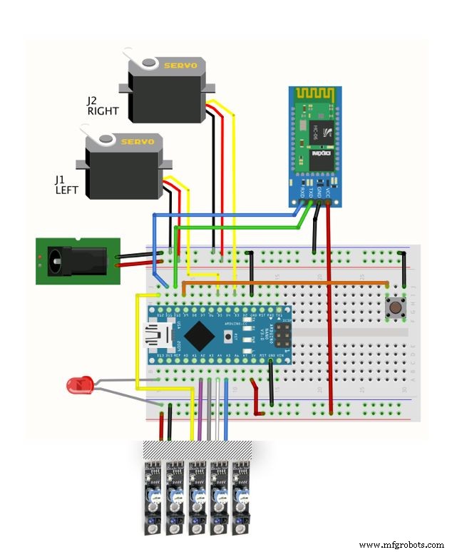 Build a Line-Following Robot with PID Control and Android Integration