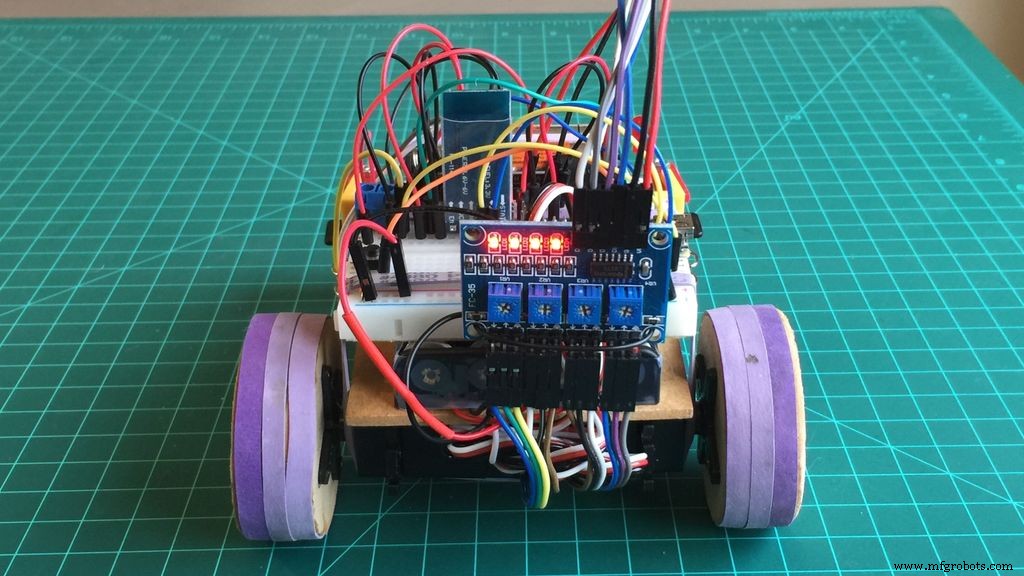 Build a Line-Following Robot with PID Control and Android Integration