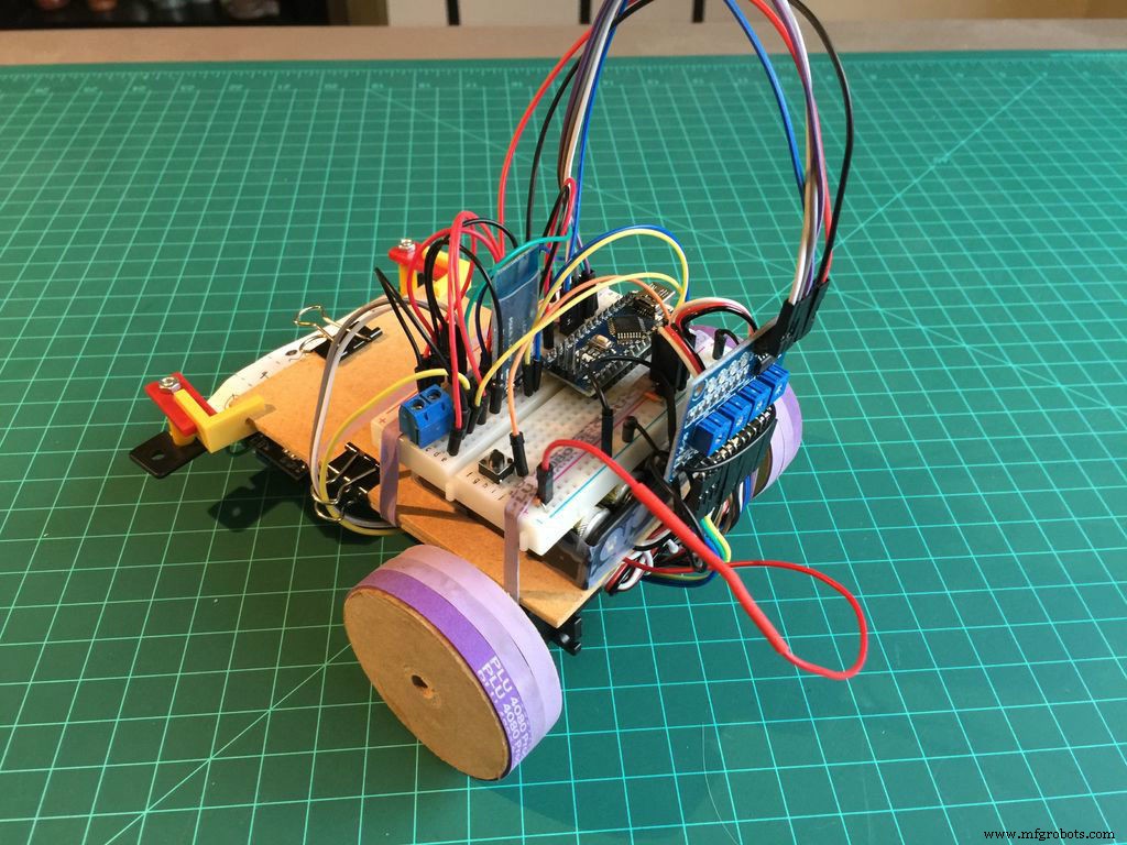 Build a Line-Following Robot with PID Control and Android Integration