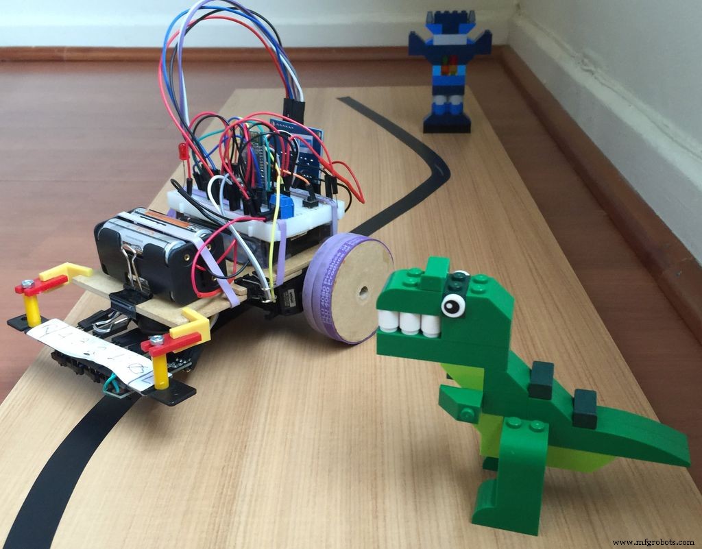 Build a Line-Following Robot with PID Control and Android Integration