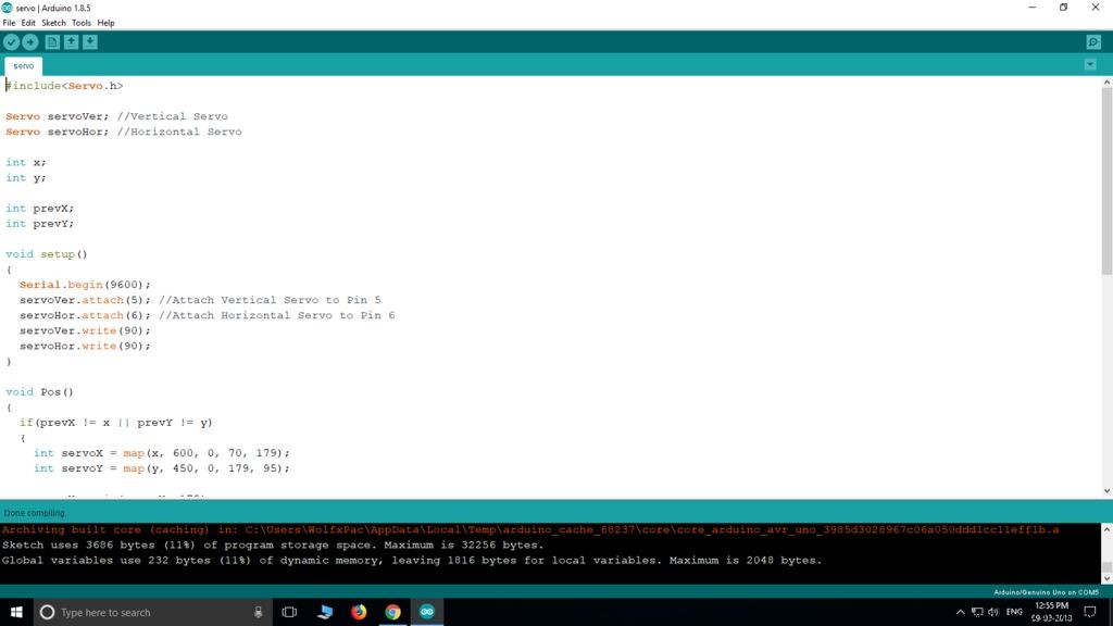 Build a Real-Time Face-Tracking System with Arduino & OpenCV