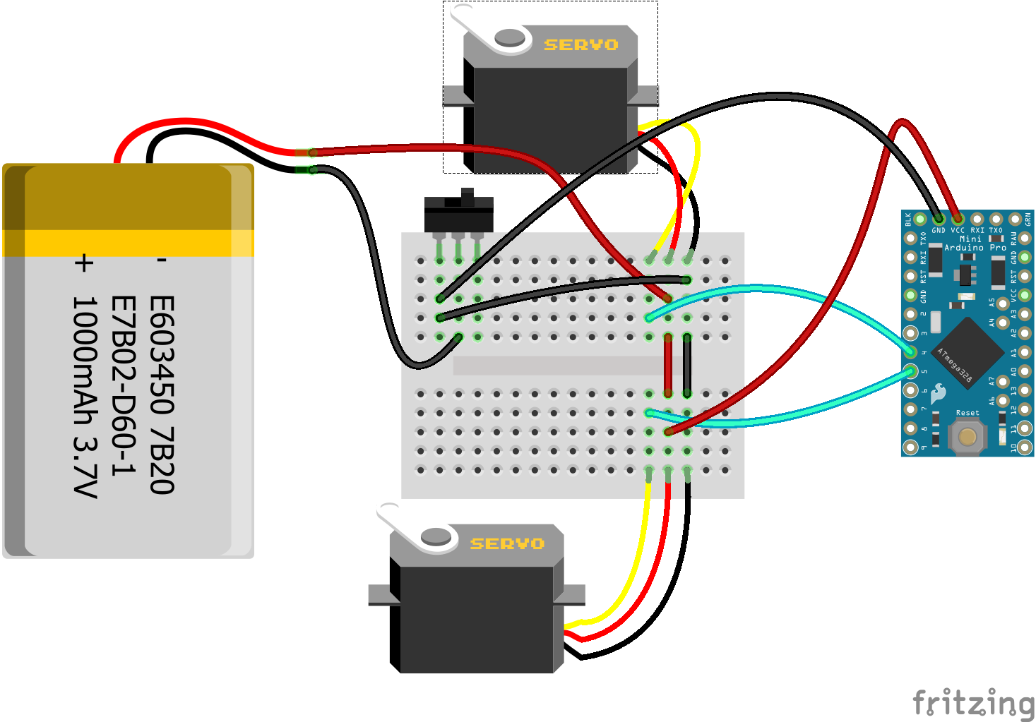 Quick & Easy Mini Bug Robot – Build in 30 Minutes with Arduino Pro Mini & MG996R Servos