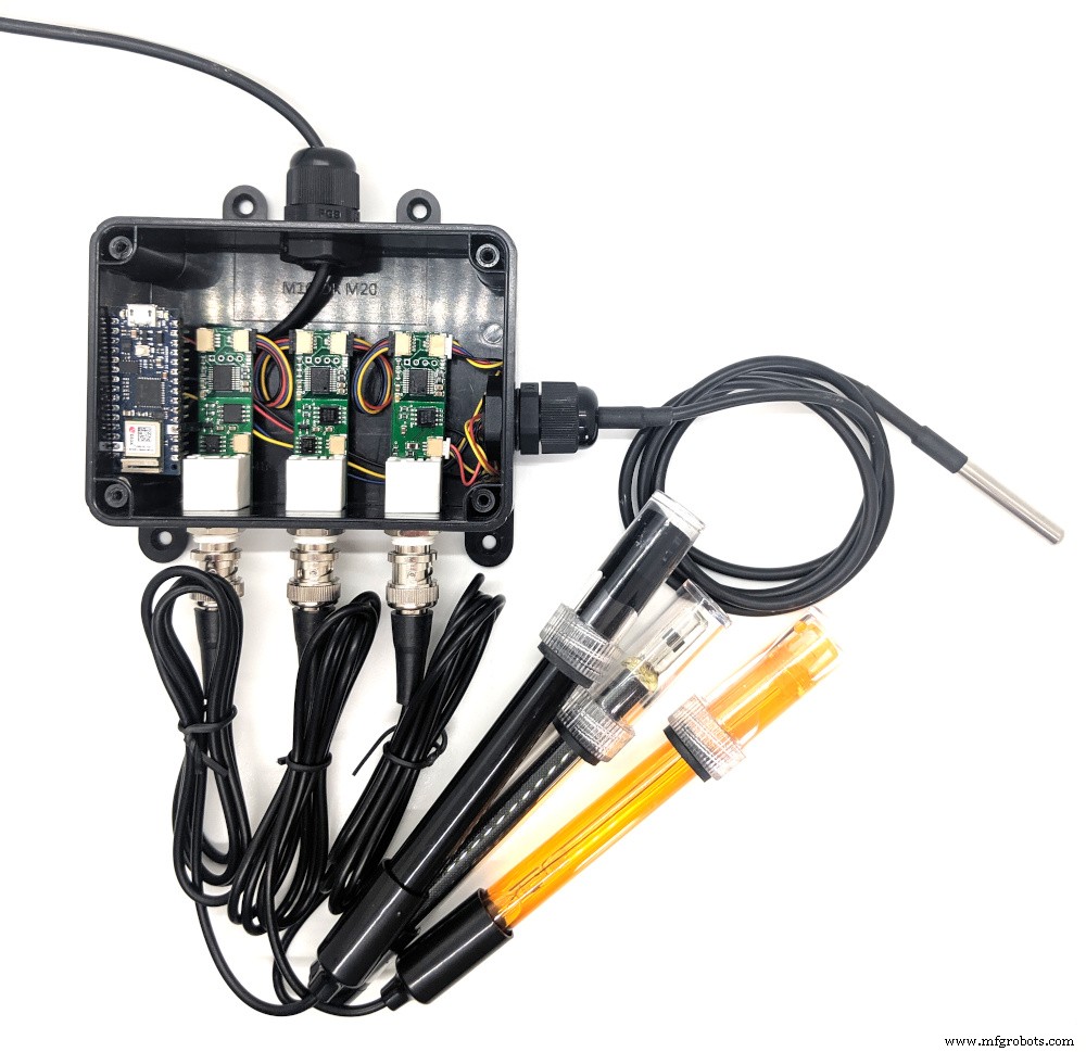 Arduino Nano 33 IoT: Multi‑Parameter Water Sensor (EC, pH, ORP) with BLE & PWA