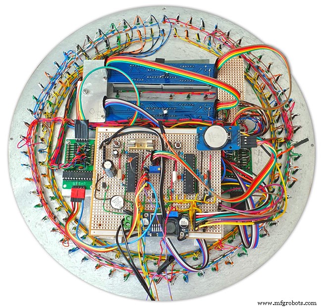 Arduino DCF77 Analyzer Clock MK2 – Accurate 60‑LED Ring Time Code Display
