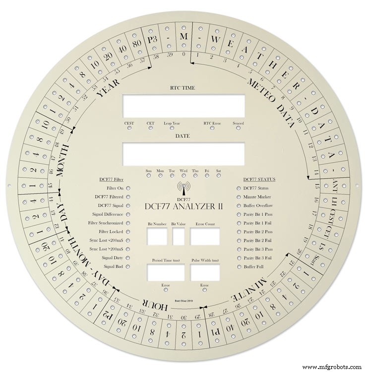 Arduino DCF77 Analyzer Clock MK2 – Accurate 60‑LED Ring Time Code Display