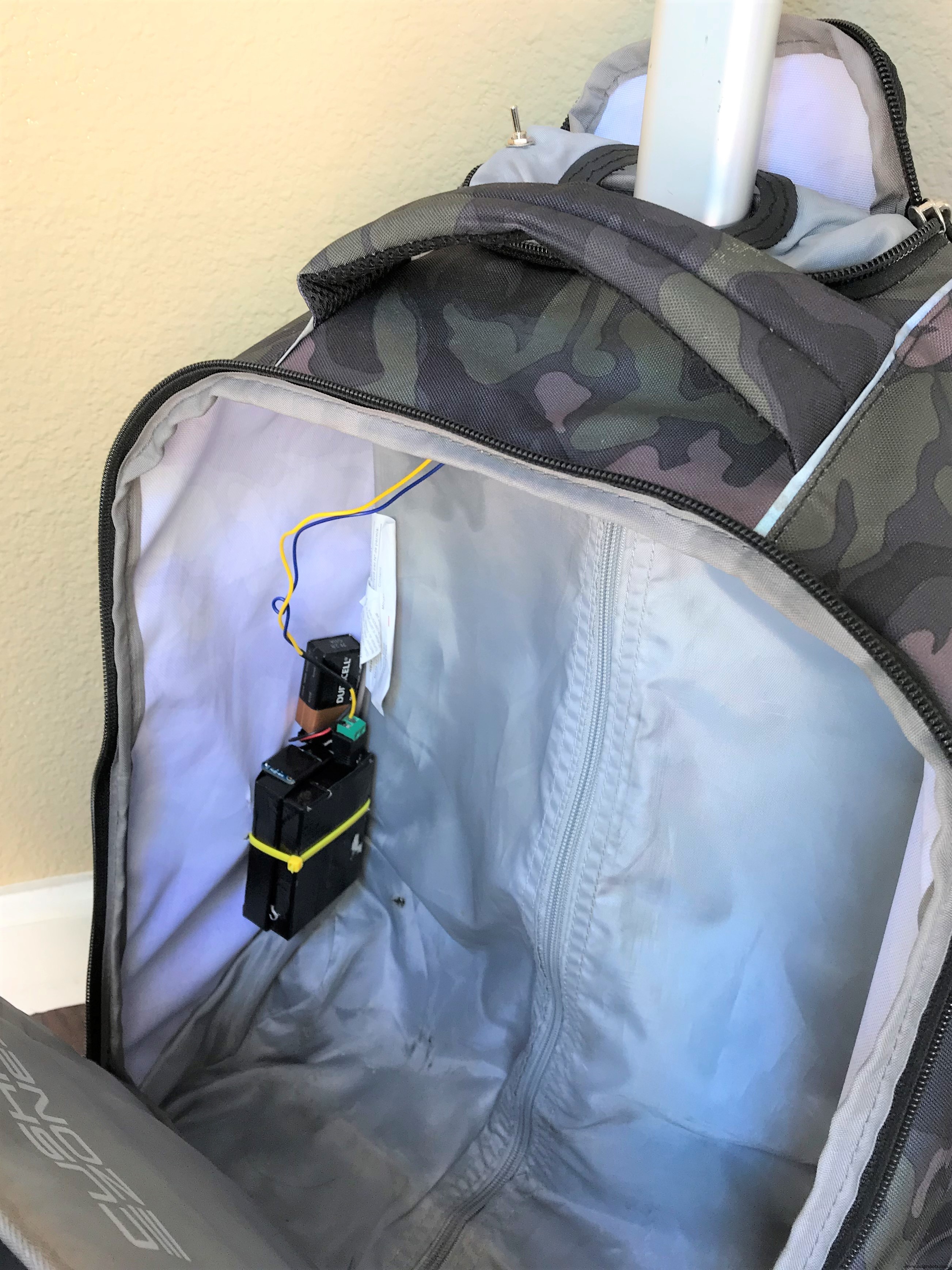 DIY Backpack Alarm System with Arduino and LSM303 Compass
