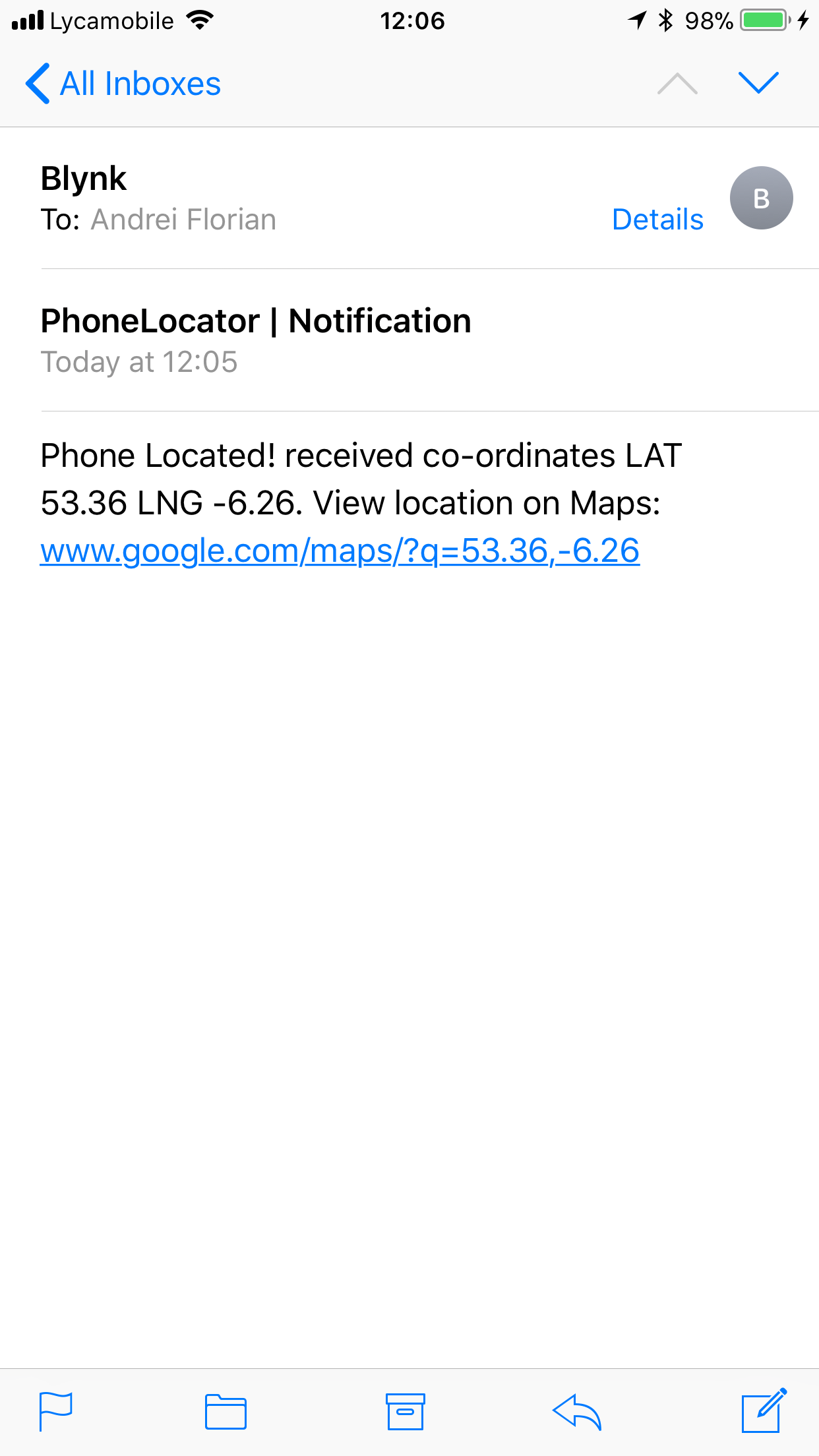 PhoneLocator: Securely Locate Your Phone Anywhere