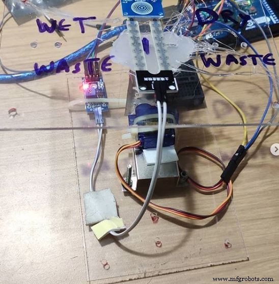 Arduino-Powered Smart Segregator for Efficient Dry/Wet Waste Separation