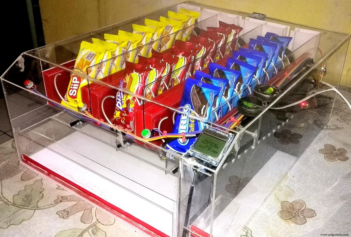 Arduino‑Powered Snack Vending Machine – Design & Build Guide
