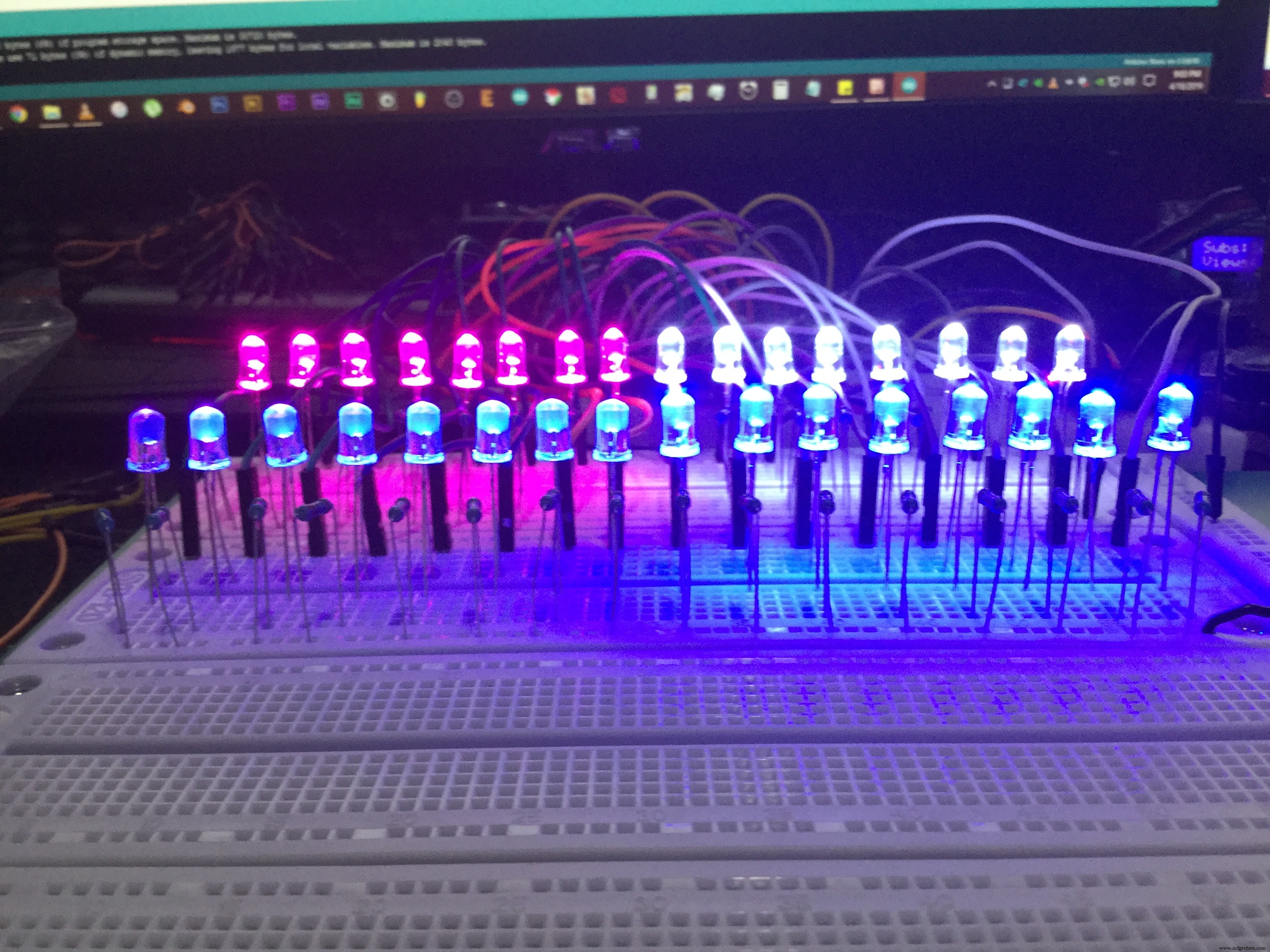 Controlling 32 LEDs with Arduino Nano and 4x 74HC595 Shift Registers – A Beginner’s Guide