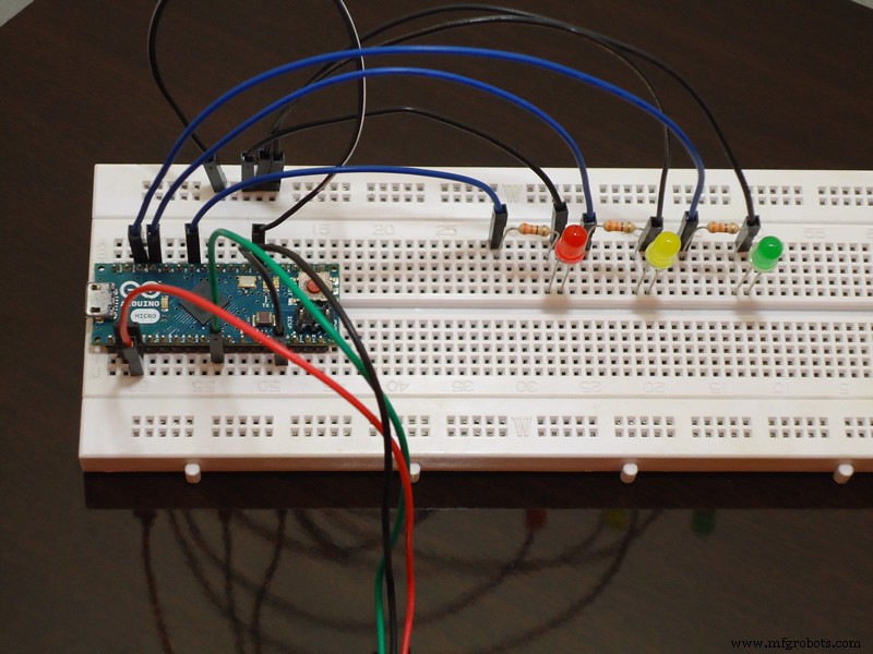 Voice-Controlled LED Project: Arduino Micro + BitVoicer Server for Speech Recognition