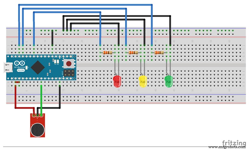 Voice-Controlled LED Project: Arduino Micro + BitVoicer Server for Speech Recognition
